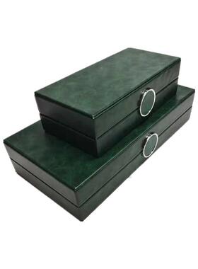 现代奢约简编织皮革收纳盒样板房室首饰YL02桌面卧创意收纳盒盒首