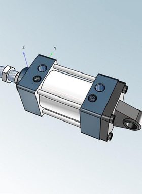 SC32大推力标准气缸SC40/50/63/80/100/125X15X50X75X100X120S-CA
