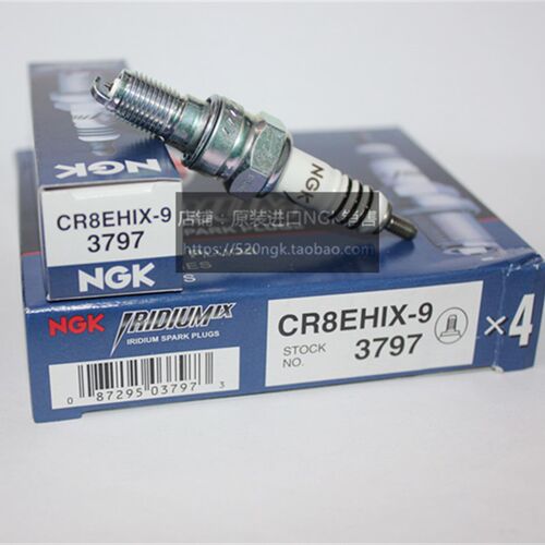 I本进口NGC铱金火花塞CR8EH日X-9 CR9EHIX-9对应CR7EH-9 KR8EH-9