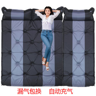 加厚3-4人自动充气垫2米户外野营垫子帐篷睡垫野餐垫防潮垫露营垫