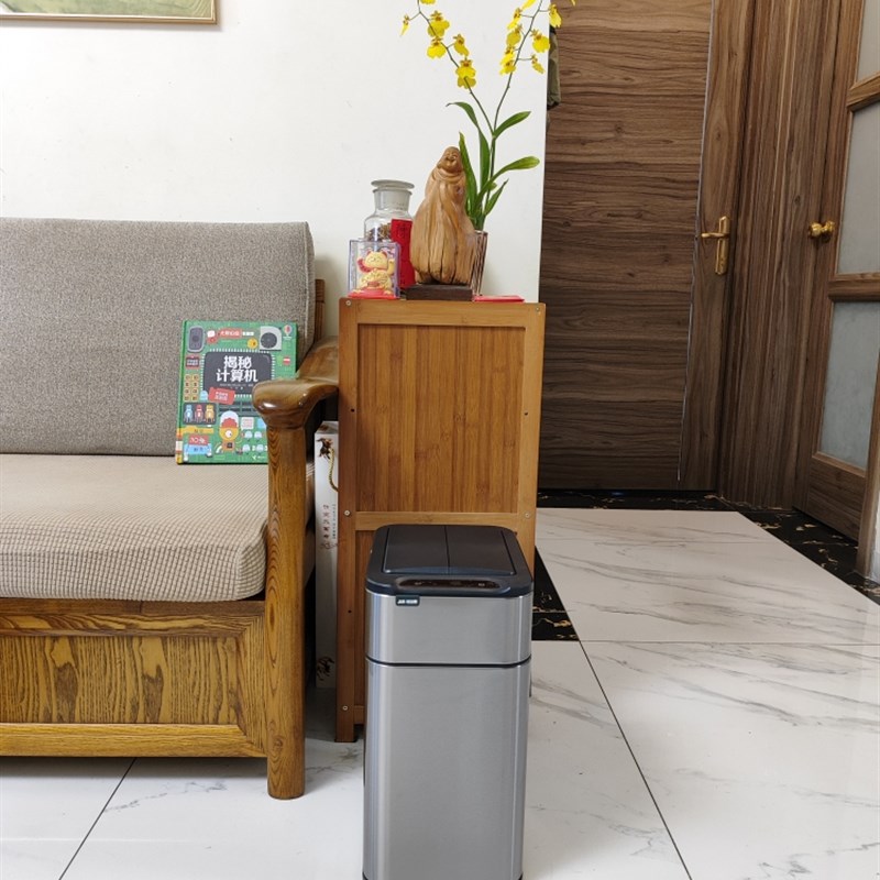 智能感应式垃圾桶家用带盖卫生间厕所厨房客厅办公室自动打包中号