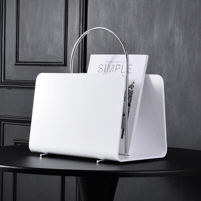 克高厅级感中古风力置物架桌亚面杂志zzj-x架小型落地客书报收纳