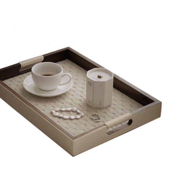 档胡桃木编织托盘茶水盘客厅餐厅家居饰品桌面收纳盘样板房摆件,包装,木托盘,淘宝优惠券,粉丝福利购,淘宝优惠卷