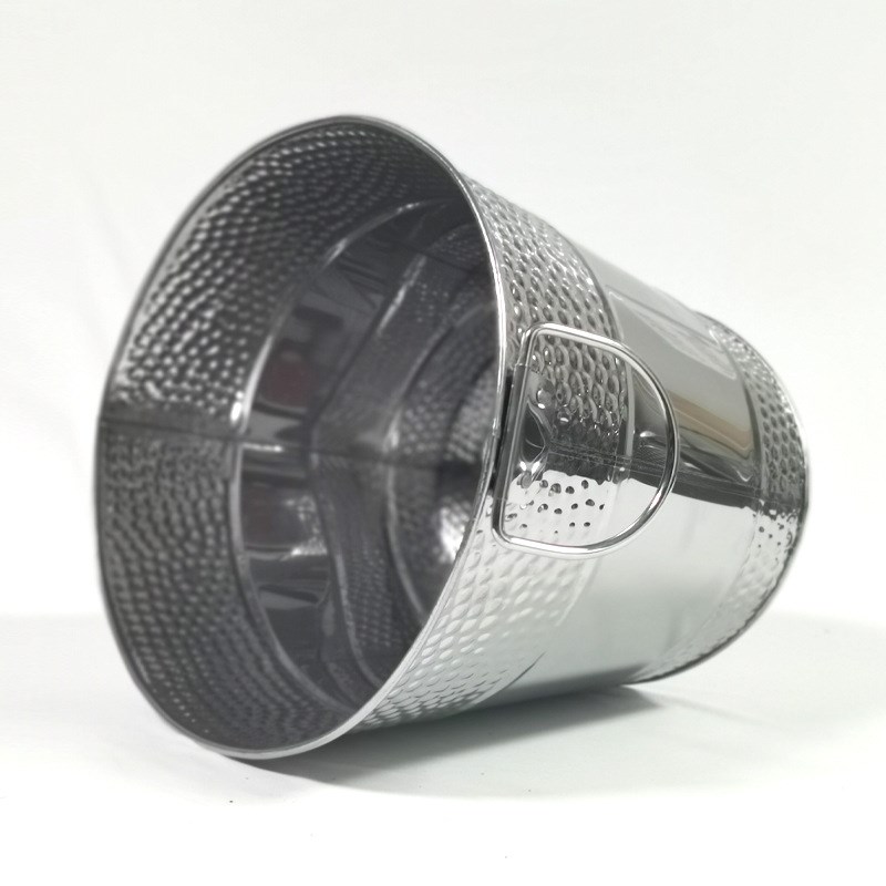 亮光不锈钢锤点冰桶 酒吧KTV冰桶蛋形不锈钢冰桶高档香槟啤酒冰桶