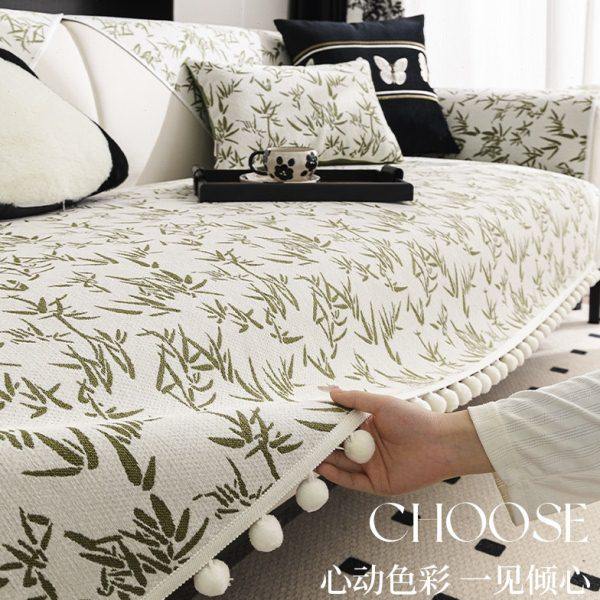 新中式直排沙发垫2024新款四季通用防滑轻奢高级感三人位实木盖布,居家布艺,沙发垫,淘宝优惠券,粉丝福利购,淘宝优惠卷