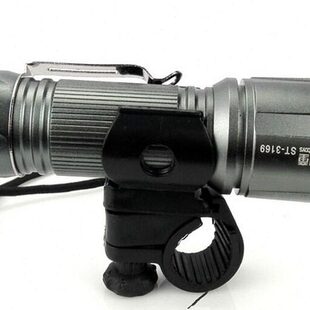 双童ST3169强光自行车载电筒带车夹5W座充调焦 10瓦 3170