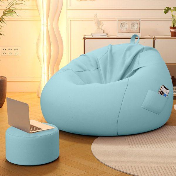 懒人沙发豆袋卧室单人小沙发可躺可睡窝窝椅小户型阳台休闲榻榻米,住宅家具,懒人沙发,淘宝优惠券,粉丝福利购,淘宝优惠卷