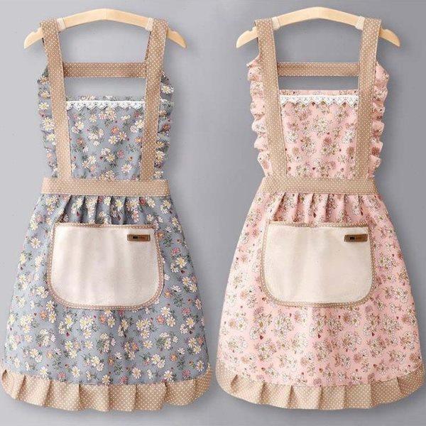 日式围裙可擦手洋气公主可爱背带罩衣厨房做饭家用污围腰,家庭/个人清洁工具,围裙套装,淘宝优惠券,粉丝福利购,淘宝优惠卷