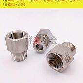 内牙M20X1.5转外牙NPT1 内M20 2不锈钢螺纹转换接头 外NPT1 1.5