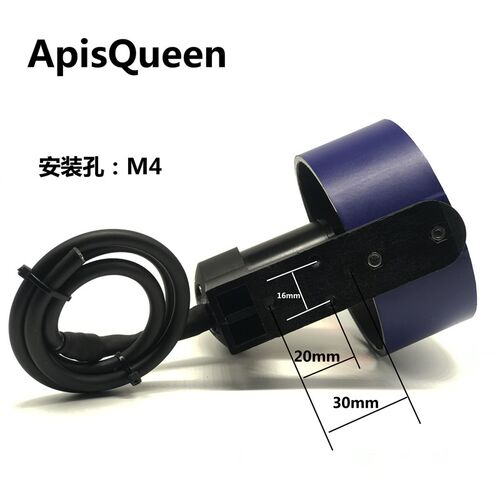 Apisqueen U装皮24V 7公斤推力水下螺旋桨 艇渔船无人船动力5置