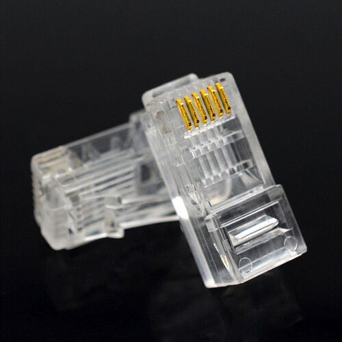 加长RJ25 6PIN芯晶话水晶头 6长RJ12六芯特P6C 数控RJ11水电头