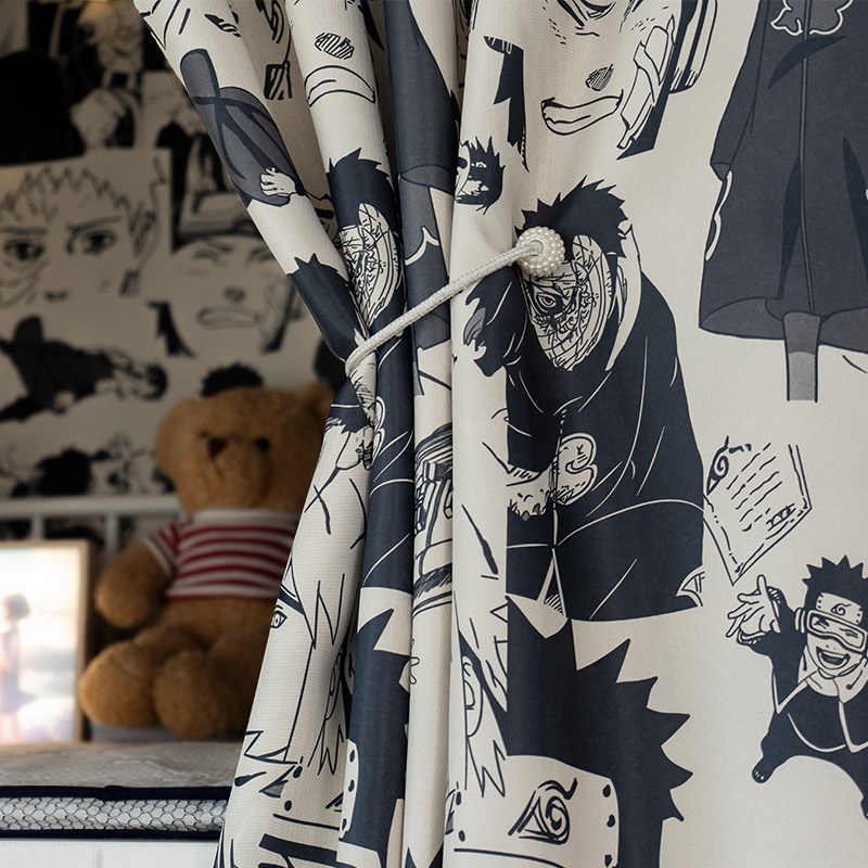 加厚强遮光床帘i大学生宿舍上铺专用床围挡布寝室下铺单片动漫窗