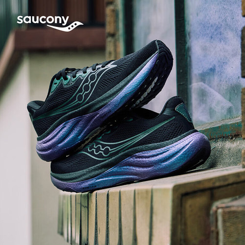 Saucony索康尼RIDE19 驭途19情侣款日常缓震慢跑训练运动鞋跑步鞋