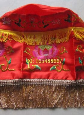 红色宝盖 黄龙伞幢幡 民俗文化绣品 华盖皇梁伞 皇凉伞 伞蓬 30cm