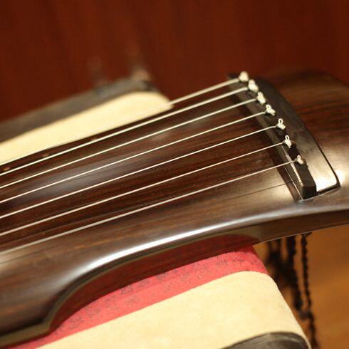 【龙吟古琴】正宗老柚木伏羲式古琴 收藏级古琴纯生漆手工斫制