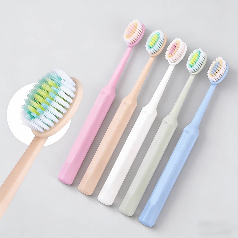 30B【五支装】罗马柱软毛牙刷洁净护龈情侣家用清洁牙齿