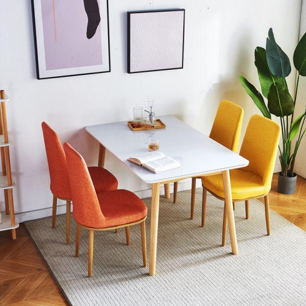 北欧现代简约餐桌椅组合岩板实木家用小户型长方形钢化玻璃吃饭桌,住宅家具,岩板餐桌,淘宝优惠券,粉丝福利购,淘宝优惠卷