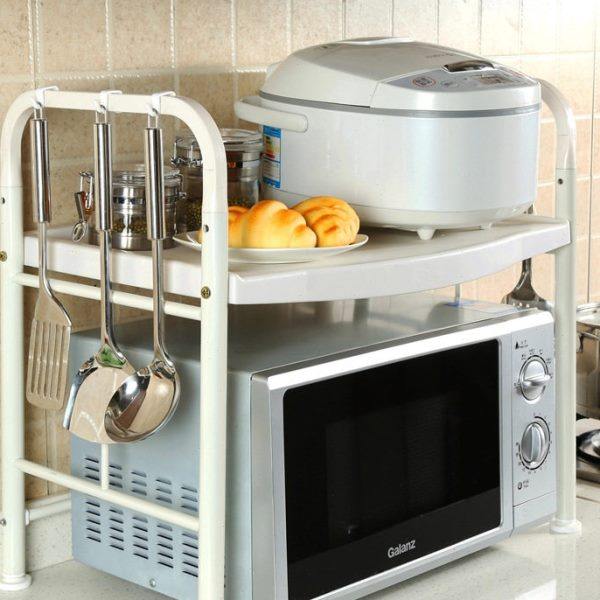 厨房方形微波炉架子 四脚落地式烤箱架多功能置物架层架电饭锅架,厨房/烹饪用具,微波炉置物架,淘宝优惠券,粉丝福利购,淘宝优惠卷