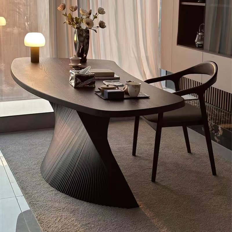 新中式白蜡木茶桌椅2025新款高端实木泡茶桌办公V室书桌一体两用