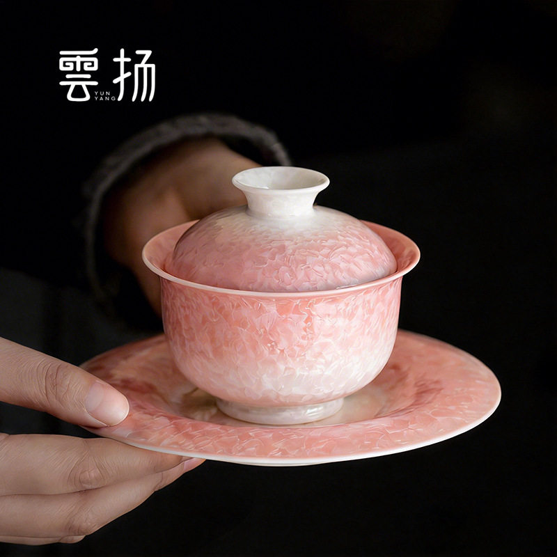 陶瓷陶瓷女士高颜值茶杯功夫茶具