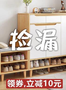 鞋柜简易DWE功能多收关仿实木进门防尘家用纳室外玄大容量门口鞋
