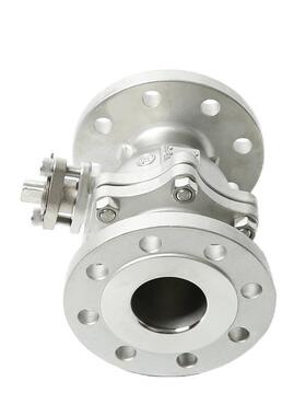 二片式法兰球阀Q4部F-016P不锈钢343161手动高温高305压化工软硬