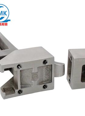 3钢04锈冷冻柜门锁DK615搭密扣锁迫紧闭工业不门把手DK615锁明装