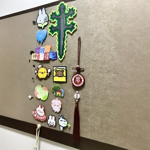 【校徽玉佩】校服改造宗门令牌流苏挂件diy材料包吊坠纪念品礼物