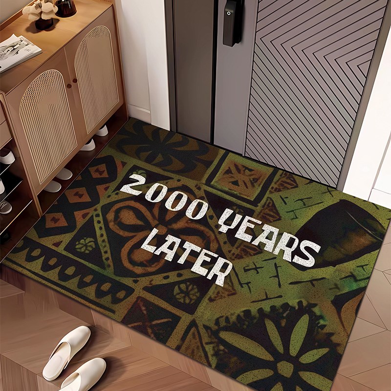 卡通动漫入户门地垫除灰耐脏可定制防滑入户地毯T丝圈易打理脚踩