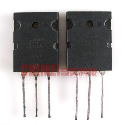 【原装拆机】2SA1943 2SC5200 A1943 C5200 音频功放对管1对5.5元