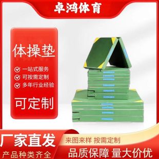 仰卧起坐垫摔跤垫手提垫空翻舞蹈垫武术防护折叠训练垫子