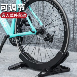 公路山地自行车立式停车支架固定脚撑车架子单车室内放置收纳挂架