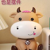 可爱卡通牛存钱罐防摔儿童可存可取创意牛年储蓄罐男女孩礼物摆件