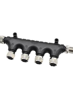 m12分线器T型转接NMmNMEA200EA转2000连接器6通防水连接器nea20头
