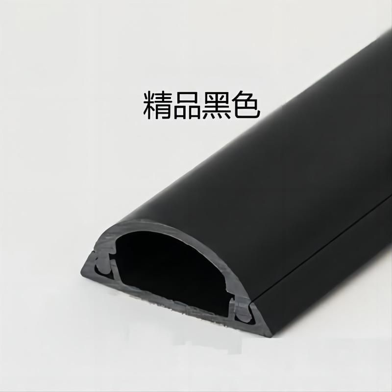 pvc线槽明装木纹单色走地线槽