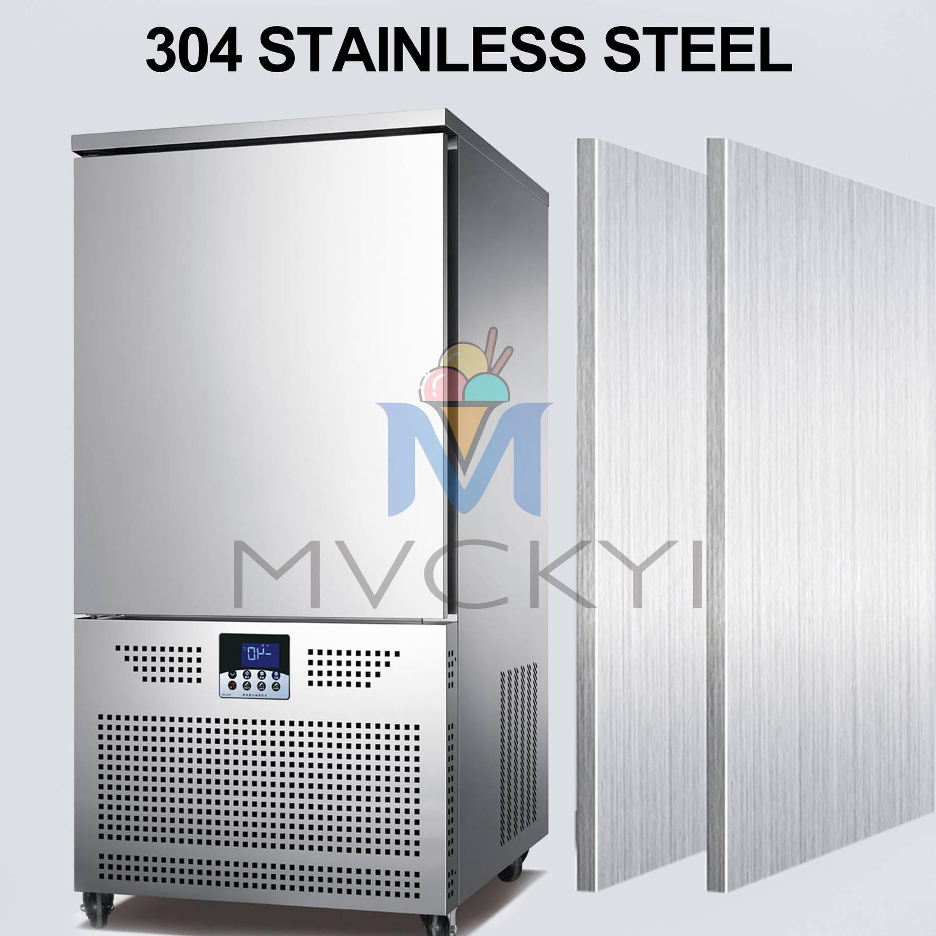 明毅商用单门立式冰箱不锈钢冷藏保鲜冰柜蔬菜保鲜柜大容量冷柜