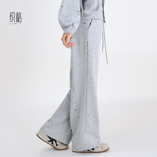 织格机理卫衣套装裤D8575B
