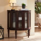 0储A玄关桌子靠LG13木墙入正对户门玄关台轻奢客厅物柜实餐边柜置