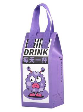 奶茶l保温袋无纺YJH布卖打包袋铝箔保温保冷咖啡印饮品ogo外外带