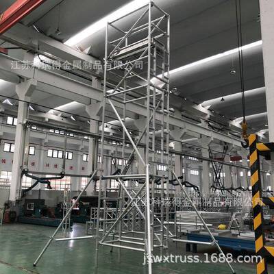 铝合金铝脚手手架/装JHI铝修脚架/合金爬梯/合金高空作业平台shiz