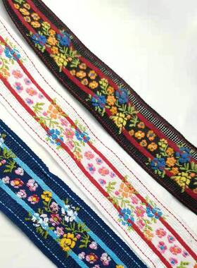 3IFT.6公分民族边刺绣织DIY棉质提花花带民族带风织带服织装辅料