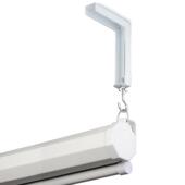 153布挂架挂电影幕屏幕布手伸动缩架三角投影机吊架家用吊延幕伸追加