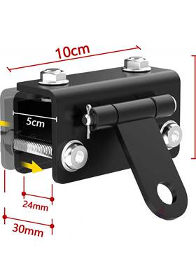 通雪地用摩托保险杠挂接可装车置调重型钢制雪橇拖车24506牵引挂