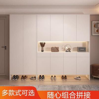入户门口鞋柜墙家用进现代简约加物高门鞋柜一体靠收纳柜鞋柜sud-