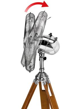 直扇供三脚架风金属落地扇家52262用空电气循环怀旧摇头立电式扇