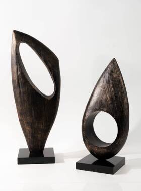 现代售楼处GT-A071装关雕塑艺术品厅样板房展酒店玄大堂前台抽象