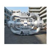 垃圾机焚烧布袋尘409不锈钢柴油发电SKI除黑烟治理1寸0法兰接口