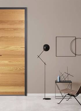 平厂家直销红橡木门872皮拼木接卧室时尚复合实木房板门室内门