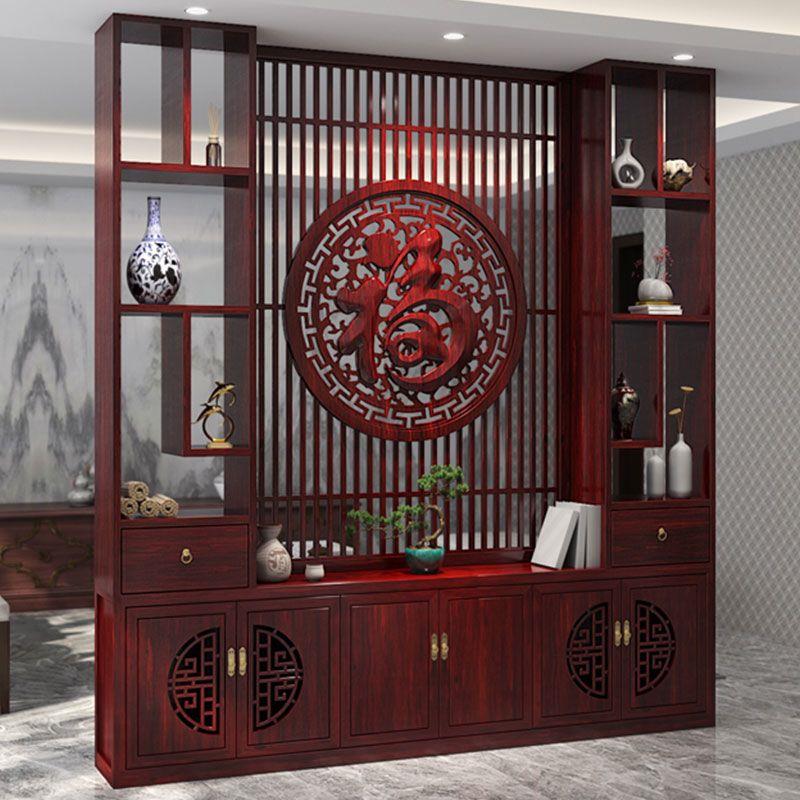 新中式屏风隔断入户玄关