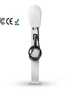 博美电动式汽车充23313桩壁挂家用国标P7KW/11KW/22KW刷卡A电POCP